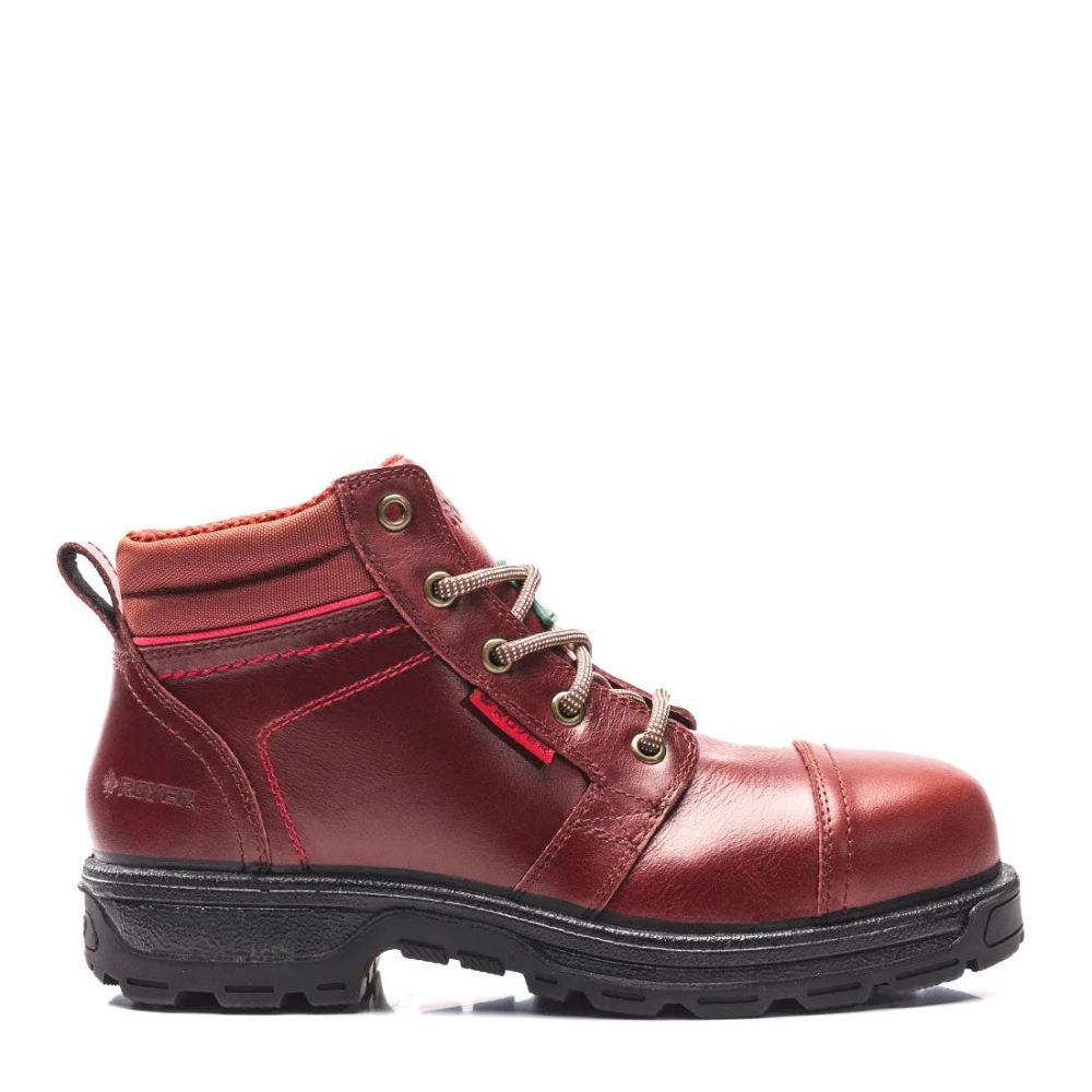 WOMEN'S AGILITY-BURGUNDY | ROYER BOOTS - Click Image to Close