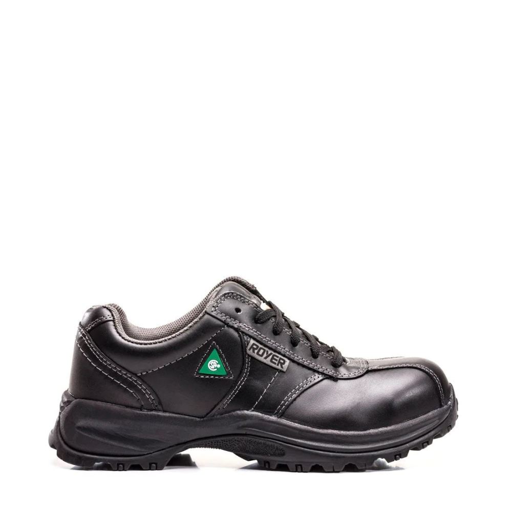 MEN'S SP SHOES-BLACK | ROYER BOOTS