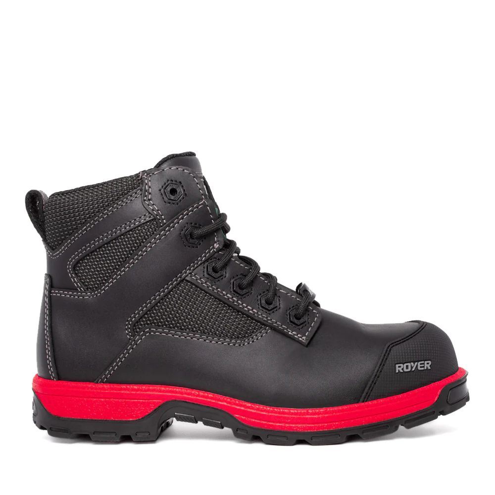 MEN'S AGILITY GTR-BLACK-RED | ROYER BOOTS