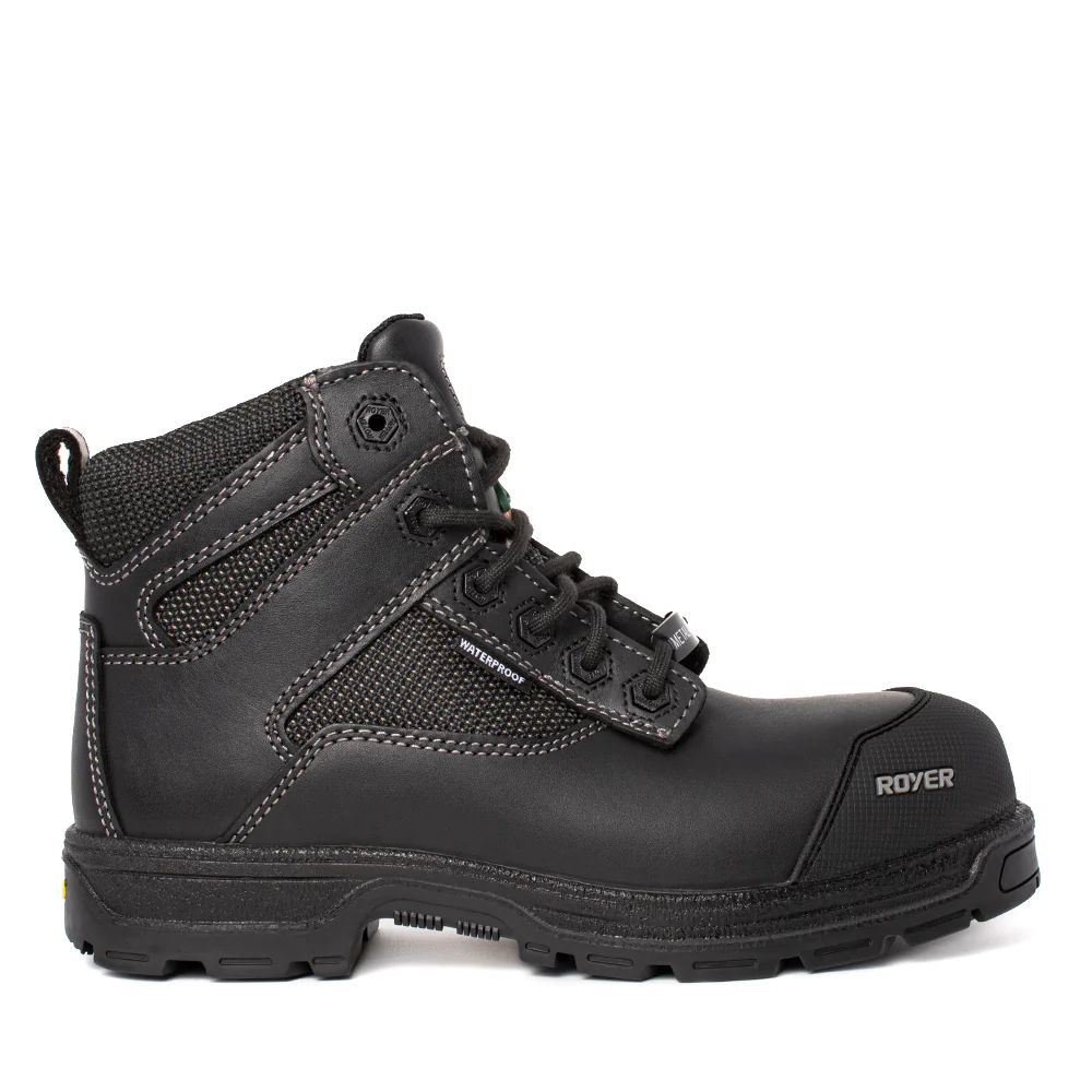 MEN'S AGILITY ARCTIC GRIP-BLACK | ROYER BOOTS