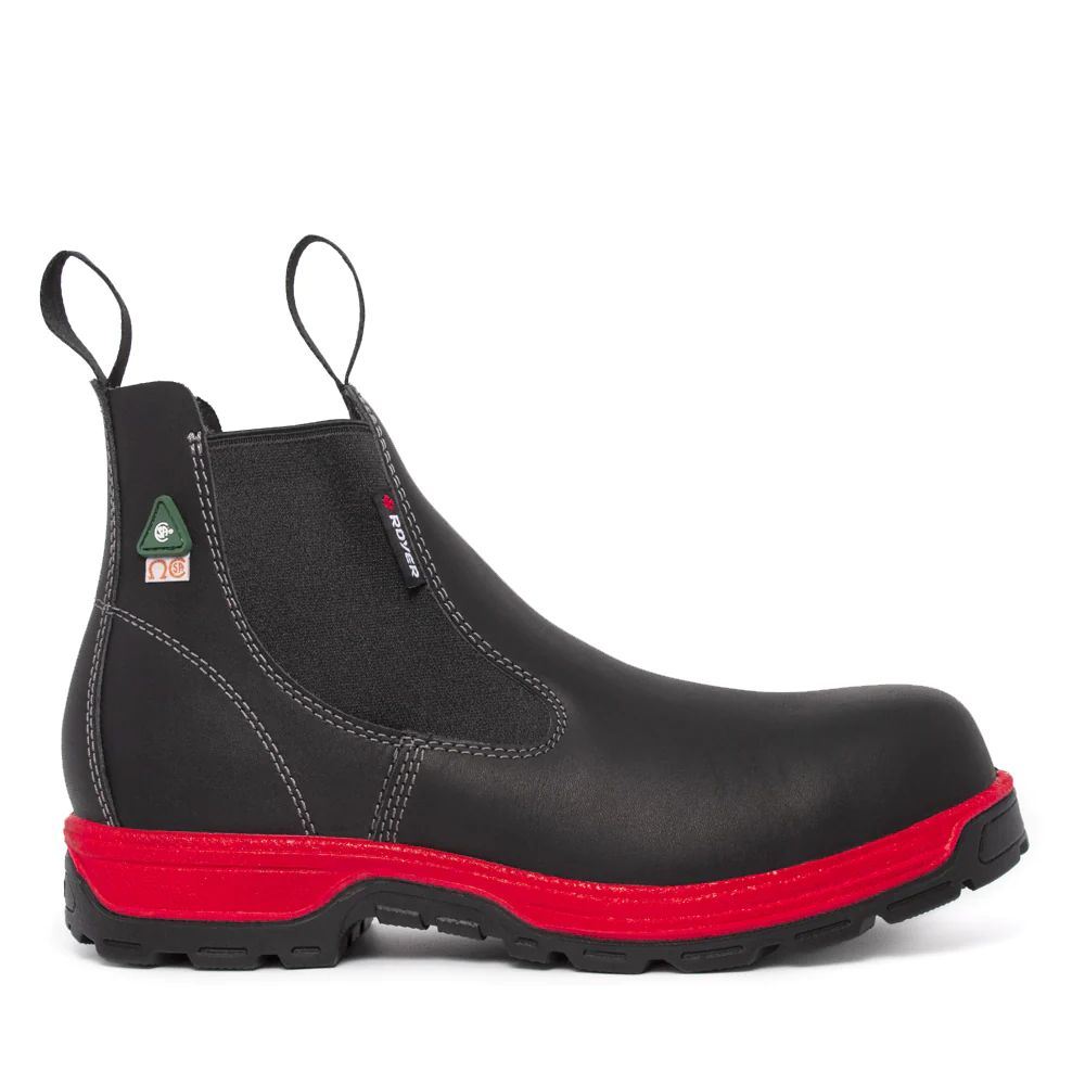 MEN'S ROMEO GTR-BLACK-RED | ROYER BOOTS