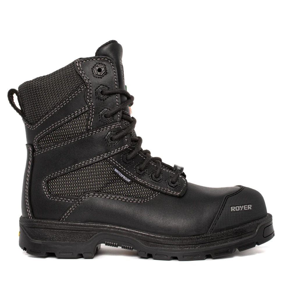 MEN'S AGILITY ARCTIC GRIP-BLACK | ROYER BOOTS