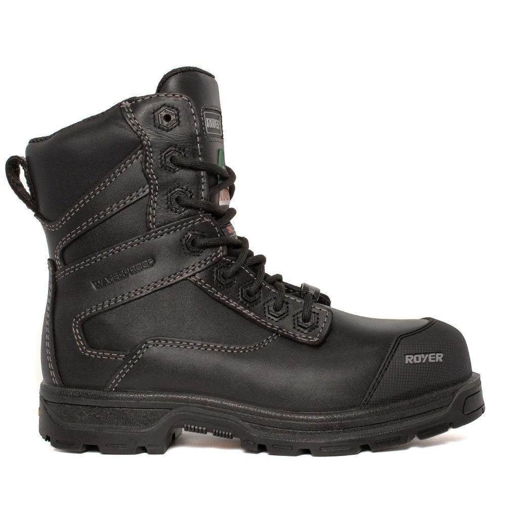 MEN'S AGILITY ARCTIC GRIP-BLACK | ROYER BOOTS