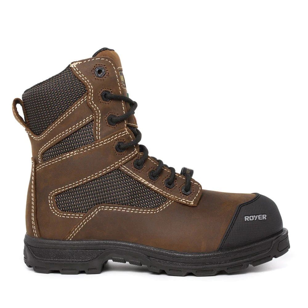 MEN'S AGILITY-BROWN | ROYER BOOTS - Click Image to Close