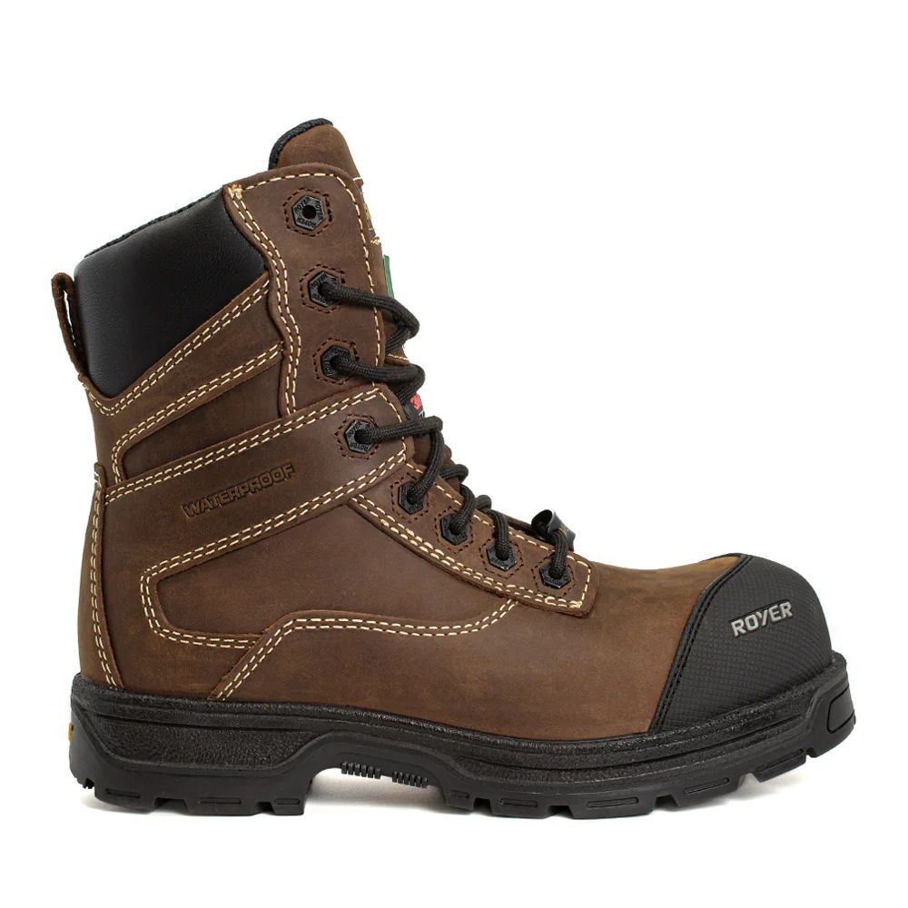 MEN'S AGILITY ARCTIC GRIP-BROWN | ROYER BOOTS