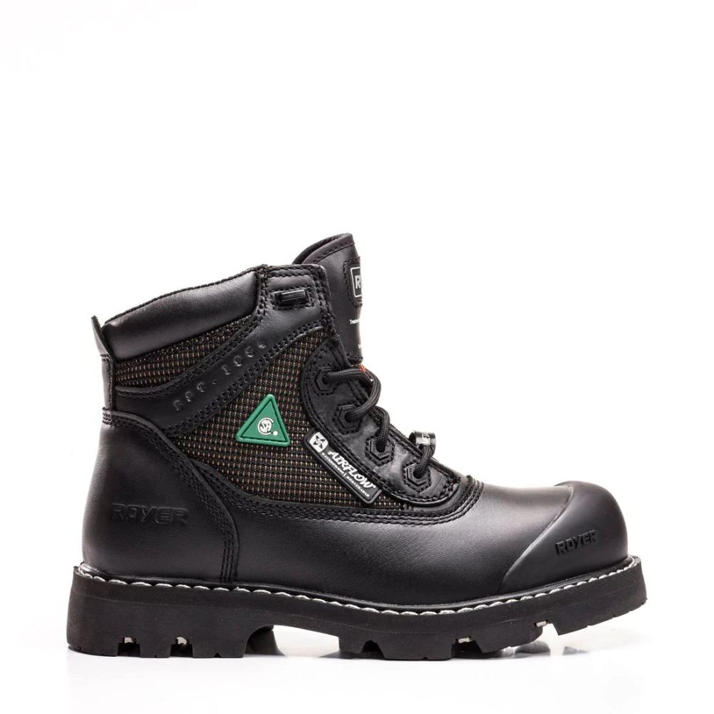 MEN'S FLX AIRFLOW-BLACK | ROYER BOOTS